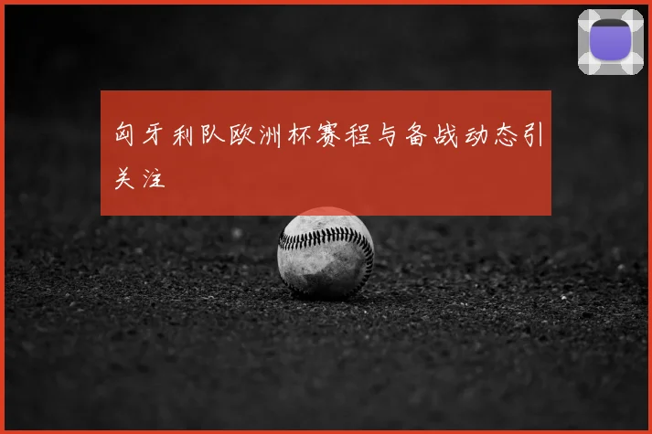 匈牙利队欧洲杯赛程与备战动态引关注